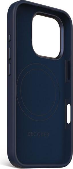 Produktbild Decoded AntiMicrobial Silicone Backcover Case with MagSafe for iPhone 16 Pro - Navy Blue (Apple iPhone 16 Pro)