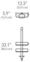 Produktbild Simplehuman Tür-Duschcaddy (16.5 x 34 x 85 cm)