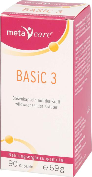 Image du produit Meta Care Basic 3 capsule (90 pièce(s), Capsules, 110 g)