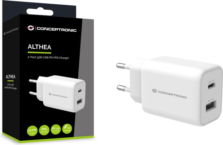 Image du produit Conceptronic ALTHEA Chargeur PD-PPS USB à 2 ports 33W (33 W)