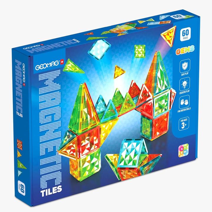 Produktbild Geomag Magnetic Tiles Gems