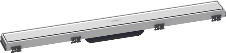 Actual product image hansgrohe HG shower channel RainDrain Match with height-adjustable frame 700mm white (700 mm)