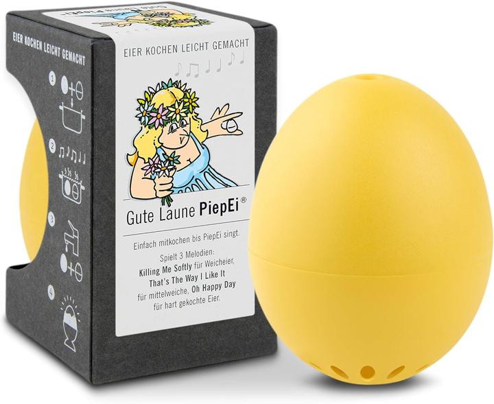 Actual product image PiepEi Singende Eieruhr Gute Laune hellgelb