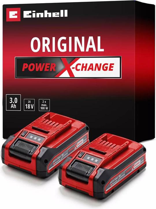 Productafbeelding Einhell Oplaadbare batterij, 18 V 3,0 Ah, PXC Plus Twinpack (18 V)