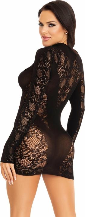 Produktbild Leg Avenue Minikleid Mit Spitze Langarm Rot (One Size)