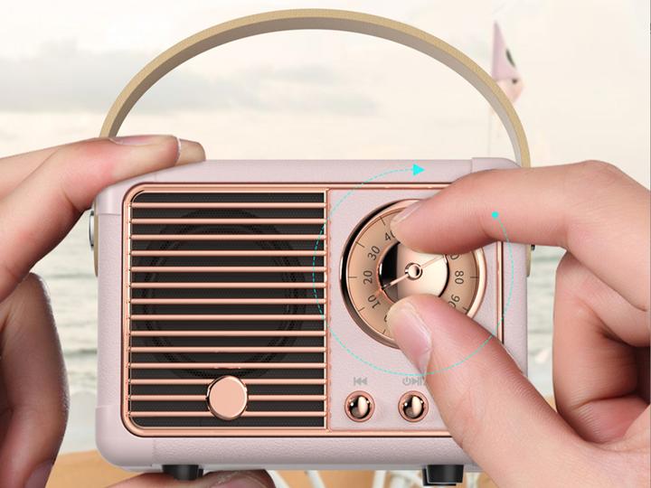 Actual product image Marlone Portable Bluetooth 5.0 speaker model Paris 3W (6 h, Rechargeable battery operated)