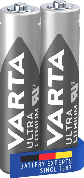 Produktbild Varta ULTRA Lithium (2 Stk., AAA, 1100 mAh)