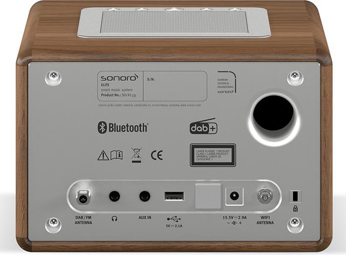 Image du produit Sonoro ELITE walnuss (DAB+ DAB, FM, Bluetooth)