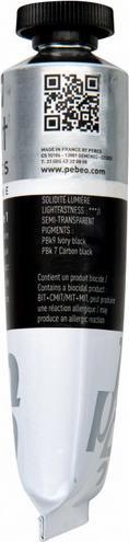 Produktbild Pebeo Artist Acrylics Extrafein Acrylfarben (Elfenbeinschwarz, 37 ml)