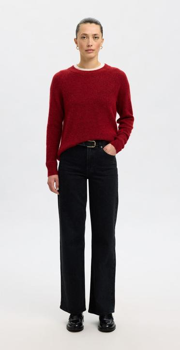 Produktbild Selected Femme Slflulu Ls Knit O-Neck Noos (M)