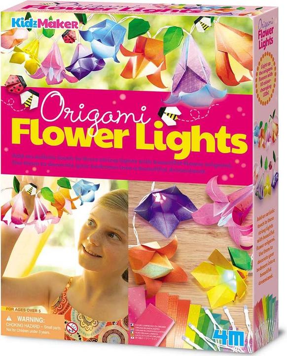 Produktbild 4M Origamilichterkette mit Blüten KidzMaker