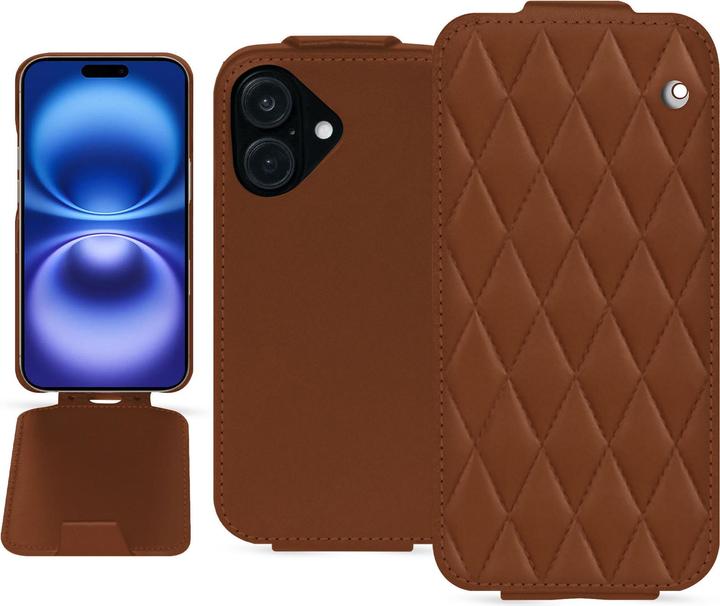 Actual product image Noreve Vertical leather shell (Apple iPhone 16)