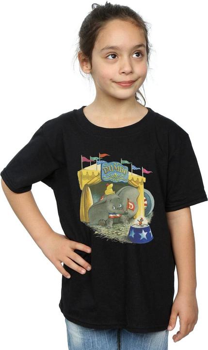 Actual product image Disney Girls Dumbo Circus Cotton T-Shirt (152, 158)
