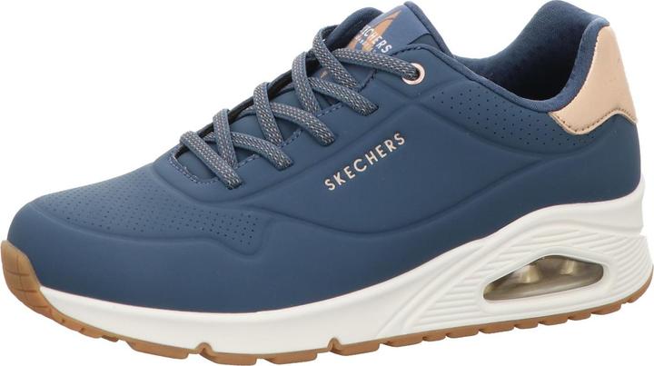 Produktbild Skechers Damen Schnürschuhe Sportlich Gummisohle blau (37)