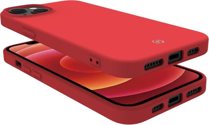 Image du produit Celly Feeling Mobile Phone Case 15.5 cm (6.1') Cover Red (Apple iPhone 14)