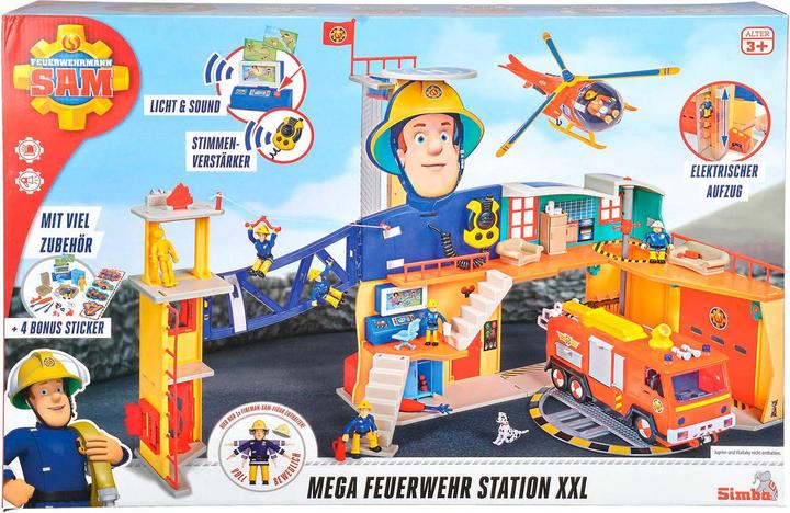 Immagine prodotto Simba Pompiere Sam Mega Stazione dei Vigili del Fuoco