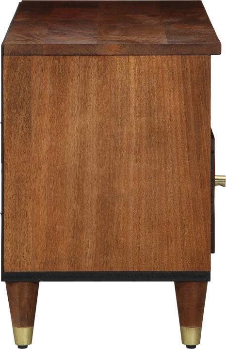 Actual product image VidaXL TV cabinet 100x33x46 cm made of solid mango wood (100 x 33 x 46 cm)