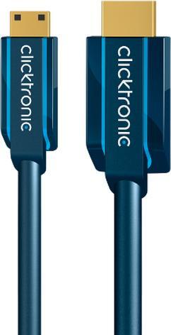 Produktbild clicktronic Mini-HDMI Adapterkabel Ethernet (2 m, HDMI)