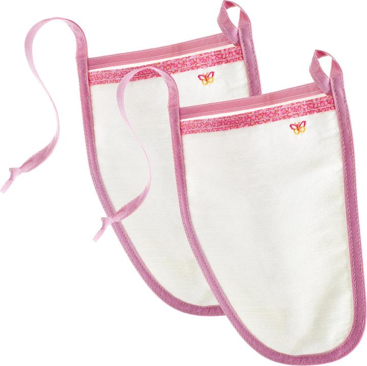 Natura Punto 2er-Set Peelinghandschuhe für Gesicht und Körper