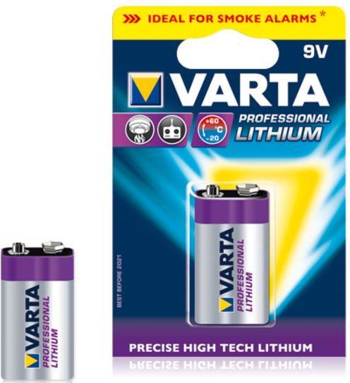 Actual product image Varta ULTRA Lithium (1 pcs., 9V Block, 1150 mAh)