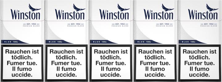 Actual product image Winston Blue 100S Box (10 pcs.)