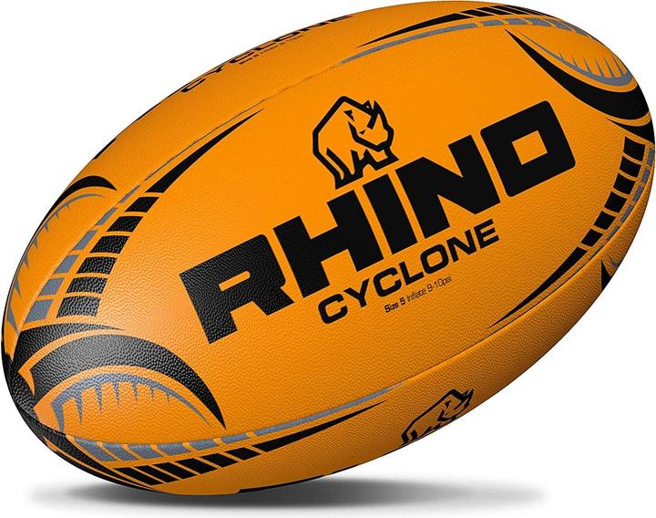 Actual product image Rugby ball Cyclone plastic rubber