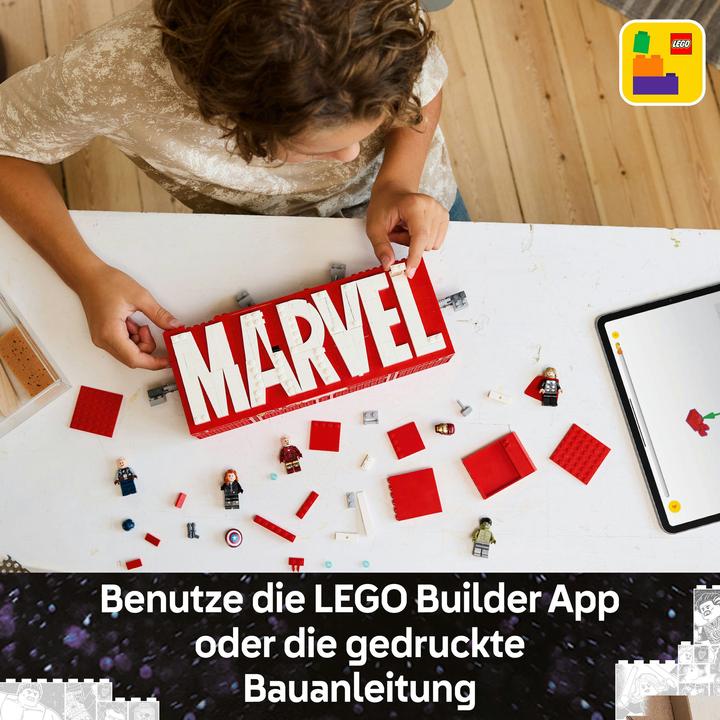 Actual product image LEGO Logo & Minifiguren (76313, LEGO Marvel)