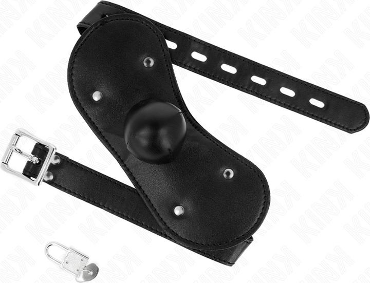Productafbeelding Pipedream Kink - Ball Gag Mondmasker Met Slot Verstelbaar 42-60 cm