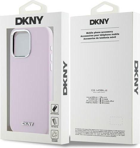 Immagine prodotto DKNY DKHMP15XSMCHLP iPhone 15 Pro Max 6,7" różowy/rosa hardcase Liquid Silicone Small Metal Logo Mag (Apple iPhone 15 Pro Max)