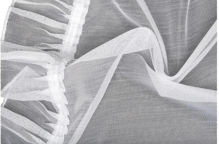 Produktbild Hubatka Tagvorhang Vitrage 95 cm x 110 cm, Weiss (95 x 110 cm)