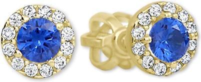 Actual product image Brilio Sparkling gold earrings with crystals 745 239 001 00806 0000600