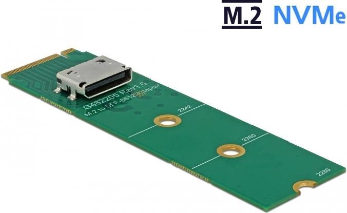 Actual product image Delock Converter M.2 - OCuLink SFF-8612