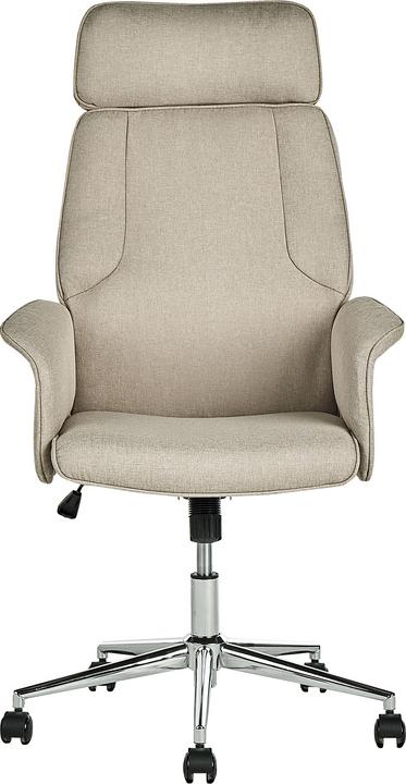 Immagine prodotto Beliani Sedia da ufficio beige regolabile in altezza PILOT