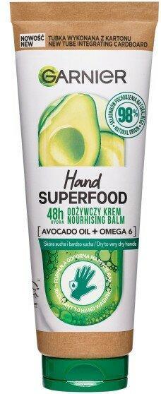 Actual product image Garnier Hand Superfood Avocado Nourishing Hand Cream With Avocado Oil And Omega 6 75Ml (75 ml)