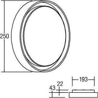 Produktbild Brumberg LED-Wandleuchte (1210 lm)