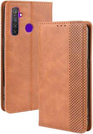 Produktbild MU Classic Retro Leder Bookcover Series (Realme 5 Pro)