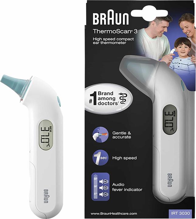 Actual product image Braun ThermoScan 3 IRT3030 (Ear)