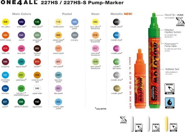 Image du produit Molotow Feutre One4all 227HS bourgogne 086, 4mm (Bourgogne, 4 mm, 1 x)