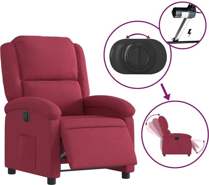 Produktbild VidaXL Relaxsessel Elektrisch Samt