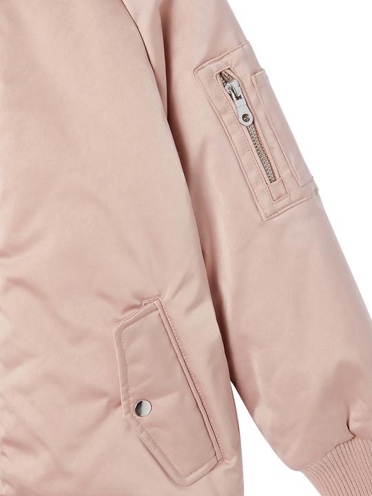 Actual product image Vertbaudet Shiny girls' bomber jacket with recycled polyester (104)