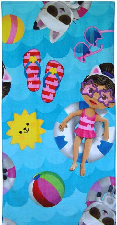 Kids Licensing Gabbys Dollhouse Badetuch (70 x 140 cm)