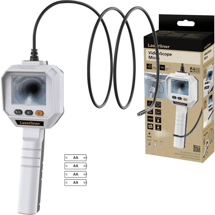 Image du produit Laserliner 082.259E Caméra d'inspection Ø de la sonde : 5.5 mm Longueur de la sonde : 1 m