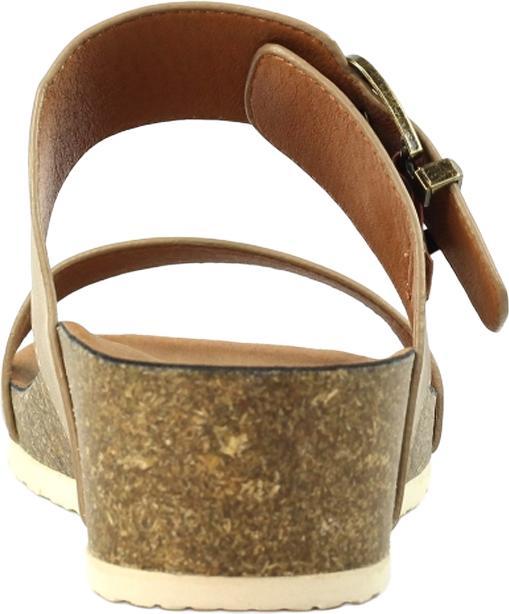 Actual product image Lunar Womens/Ladies Ripple Wedge Sandals (38)