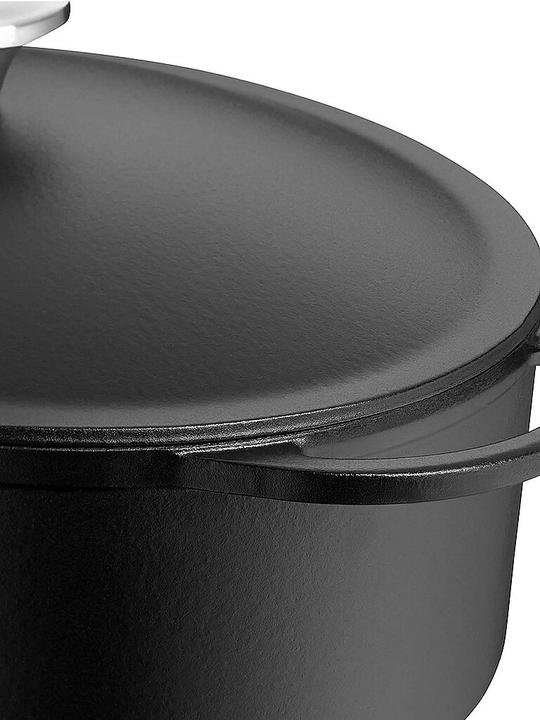 Produktbild WMF Bräter oval mit Gussdeckel 30x23,5cm 5,0 l Gusseisen emailliert Induktion (Bräter + Schmortopf, Gusseisen)