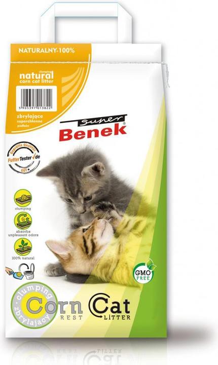 Produktbild Super Benek Corn Cat (Klumpend, Nicht staubend, 15.70 kg)
