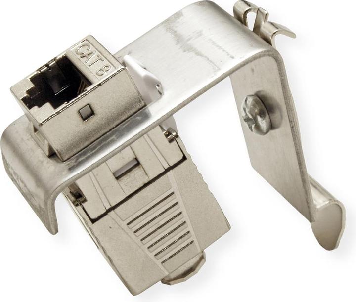 Actual product image Value Top-hat rail adapter unassembled, for 1 keystone (Antenna cable)