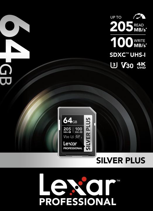 Produktbild Lexar PRO 1066x R160/W70 64GB U3 V30 UHS-I (64 GB, SDXC, U3, UHS-I)