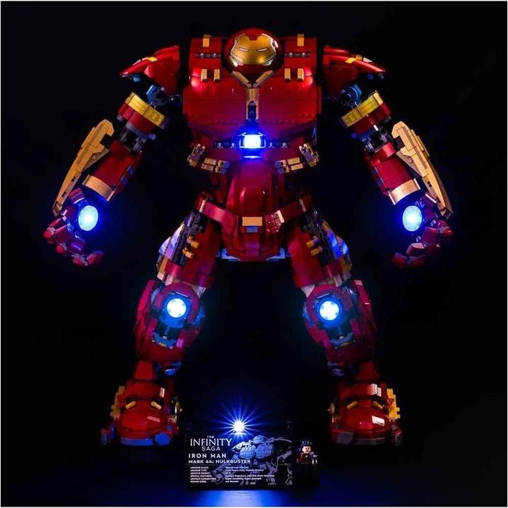 Actual product image Light my bricks LED Licht Set für LEGO 76210 Hulkbuster