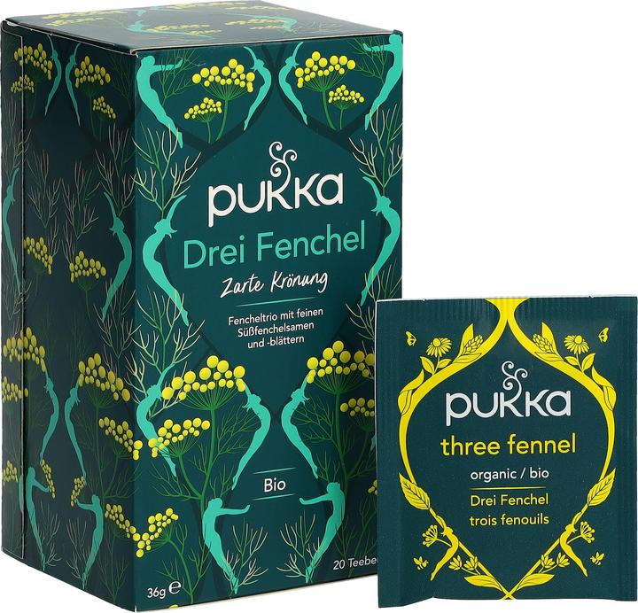 Image du produit Pukka Trois thés au fenouil (36 g)