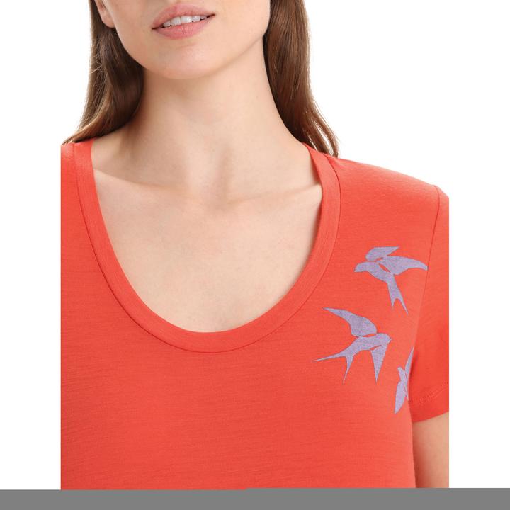 Produktbild Icebreaker Women's Tech Lite II S/S Scoop Swarming Shapes (XL)